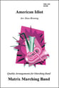 American Idiot Marching Band sheet music cover
